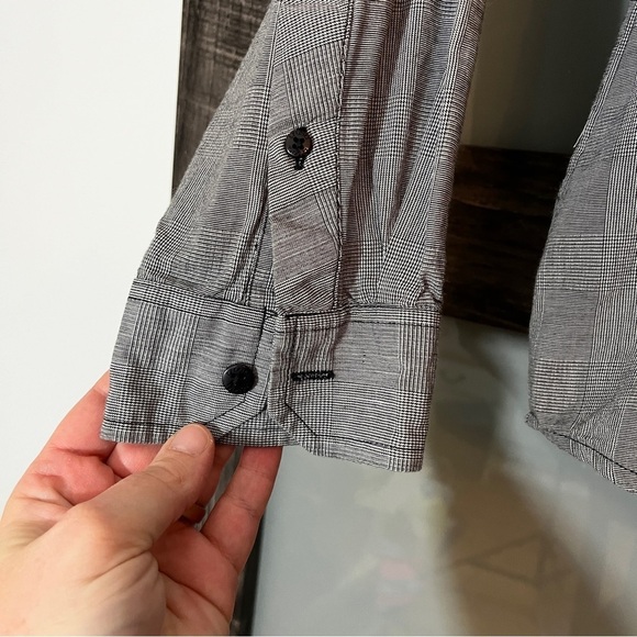 Ezekiel Hooded Button Up Men's Size L Outdoor California 100% Cotton Charcoal - Picture 5 of 15